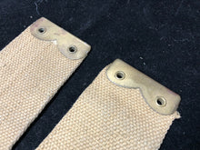 Load image into Gallery viewer, Original WW2 British Army 37 Pattern Khaki L-Straps Webbing - Wartime Dated - The Militaria Shop