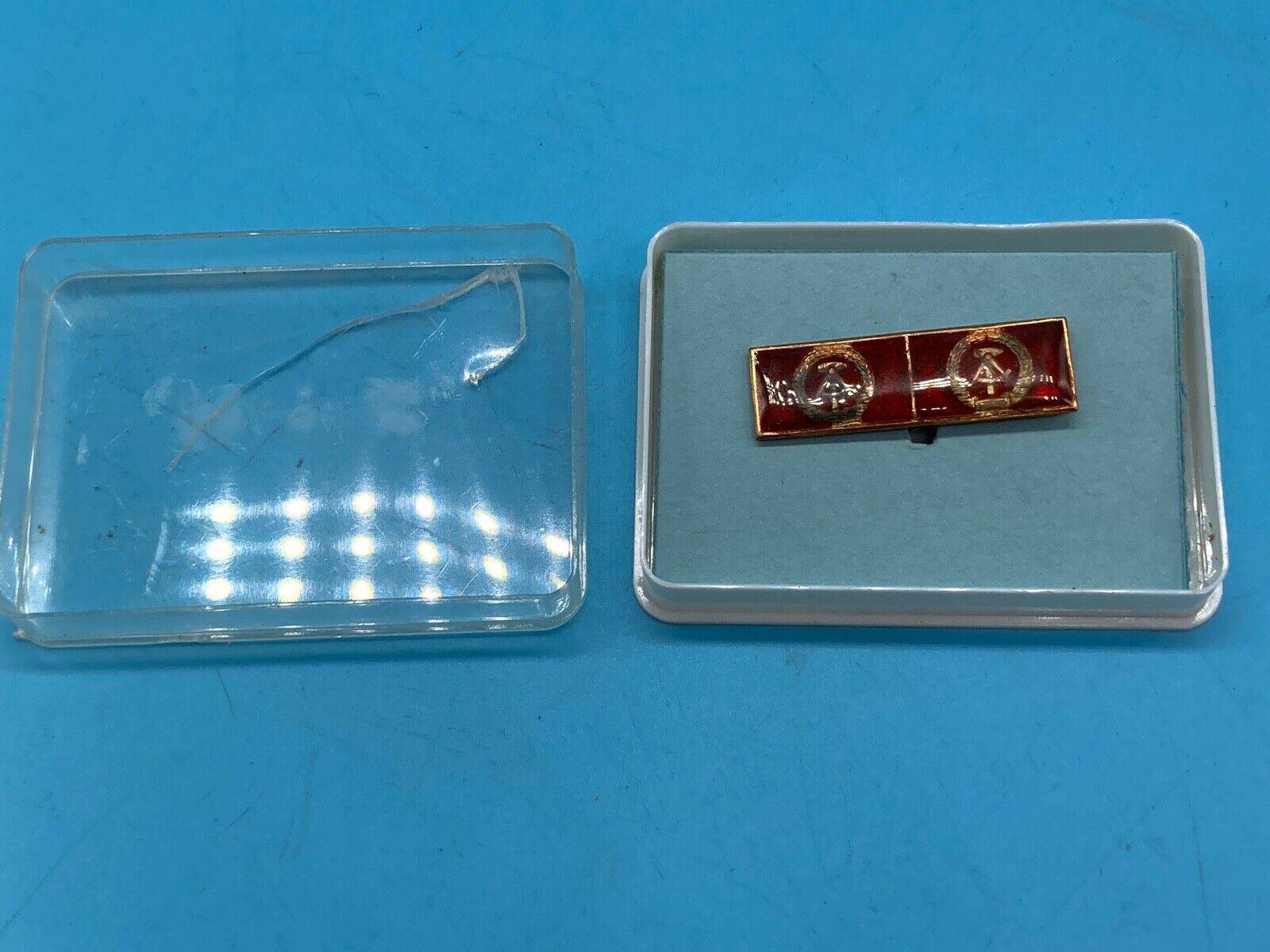 Genuine East German DDR Medal Ribbon Bar - Patriotic Workers Medal - The Militaria Shop