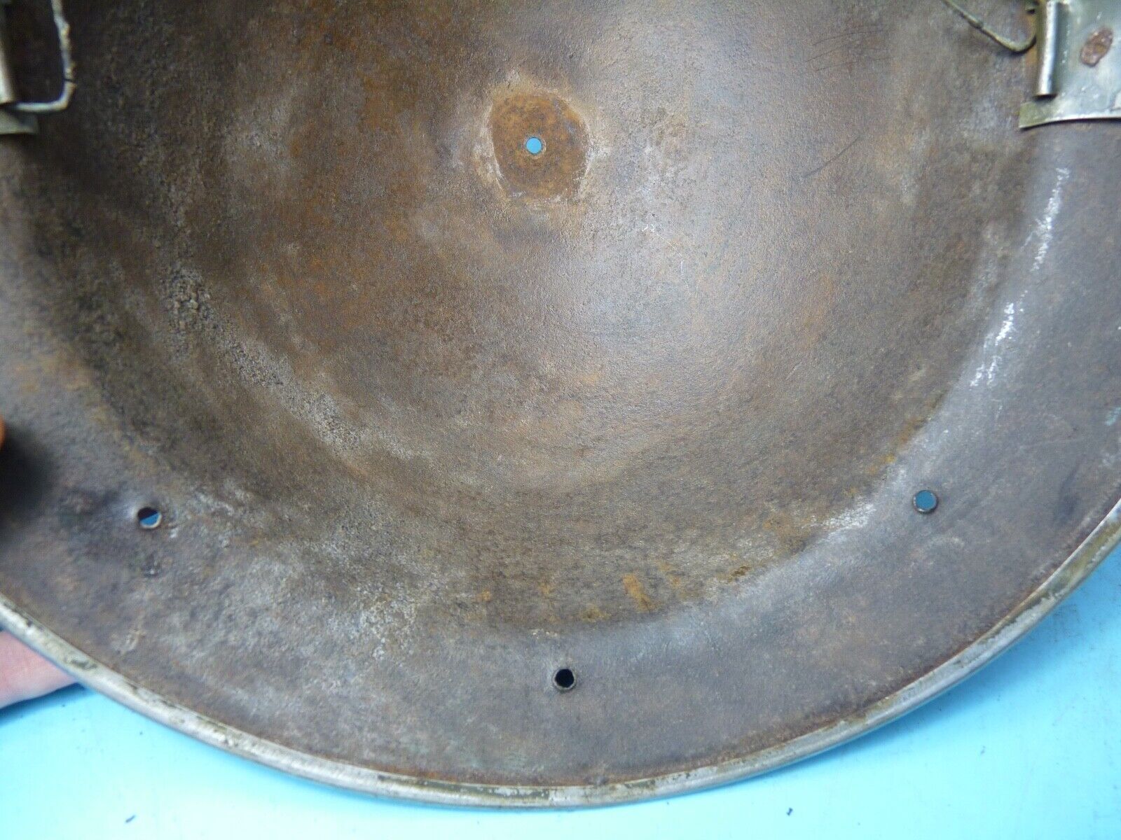 Original WW2 South African Army Mk2 Brodie Helmet - British Style Combat Helmet - The Militaria Shop