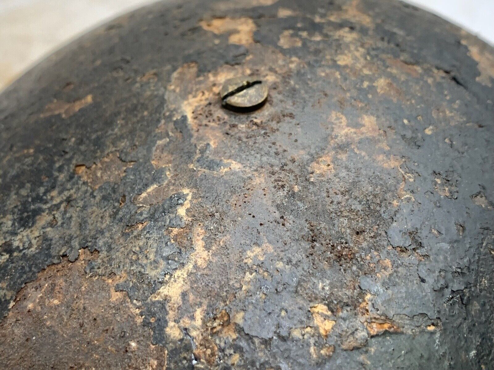 Original WW2 Combat Helmet - British / South African Army Mk2 Brodie Helmet - The Militaria Shop