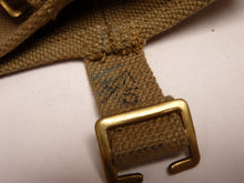 Load image into Gallery viewer, Original WW2 1944 Dated British Army 37 Pattern Water Bottle Carrier Harness - The Militaria Shop