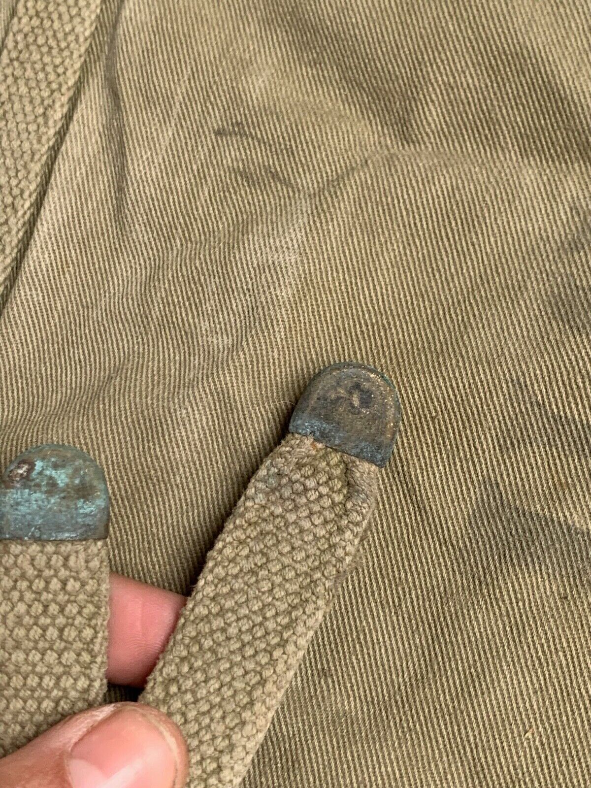Original WW2 US Army M1928 Haversack Pack Tail - 1942 Dated - The Militaria Shop
