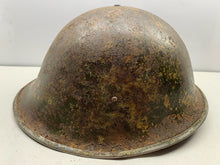 Load image into Gallery viewer, Geunine British / Canadian Army Mk3 WW2 Combat Helmet - Uncleaned Original - The Militaria Shop