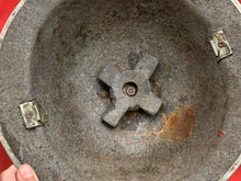 Load image into Gallery viewer, Original WW2 Combat Helmet - British / South African Army Mk2 Brodie Helmet - The Militaria Shop