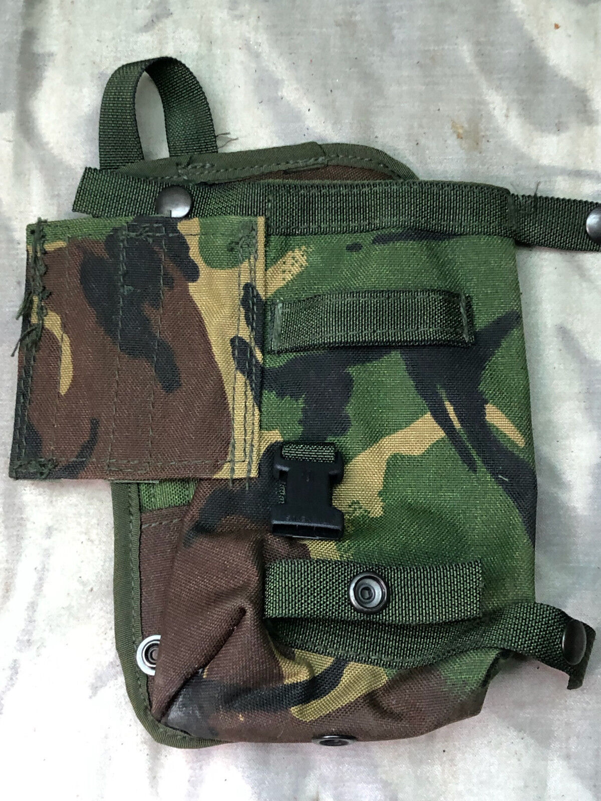 British Army Surplus Woodland DPM Clansman PRC349 Radio PLCE Webbing Pouch - The Militaria Shop
