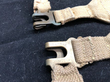 Load image into Gallery viewer, Original WW2 British Army 37 Pattern Khaki L-Straps Webbing - Wartime Dated - The Militaria Shop