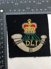 Lade das Bild in den Galerie-Viewer, British Army Bullion Embroidered Blazer Badge - Durham Light Infantry - The Militaria Shop