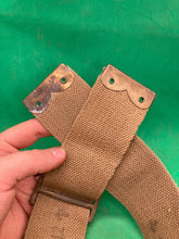 Load image into Gallery viewer, Original WW2 Pattern British Army L Straps Pair - 37 Pattern Webbing Haversack - The Militaria Shop
