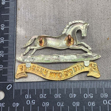 Charger l'image dans la galerie, Original WW2 British Army Cap Badge - 3rd The King's Own Hussars - The Militaria Shop