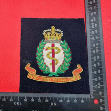 Load image into Gallery viewer, British Army Bullion Embroidered Blazer Badge - RAMC Royal Army Medical Corps - The Militaria Shop