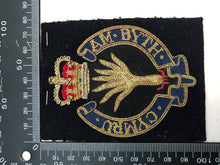 Lade das Bild in den Galerie-Viewer, British Army Bullion Embroidered Blazer Badge - Welsh Guards - The Militaria Shop