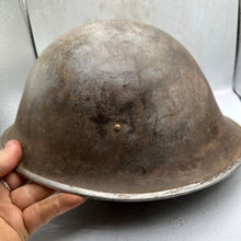 Load image into Gallery viewer, Mk3 Canadian / British Army Original WW2 Turtle Helmet High Rivet - The Militaria Shop