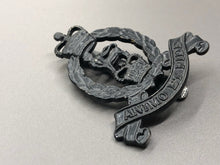 Load image into Gallery viewer, Genuine British Army Adjutant General's Corps Blackened Combat Cap Badge - The Militaria Shop
