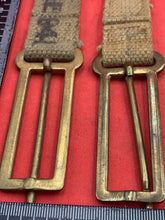 Load image into Gallery viewer, Original WW2 British Army 37 Pattern Brace Adaptor Pair - The Militaria Shop