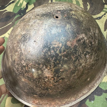 Load image into Gallery viewer, Original WW2 British / Canadian Army Mk3 Turtle Helmet - The Militaria Shop