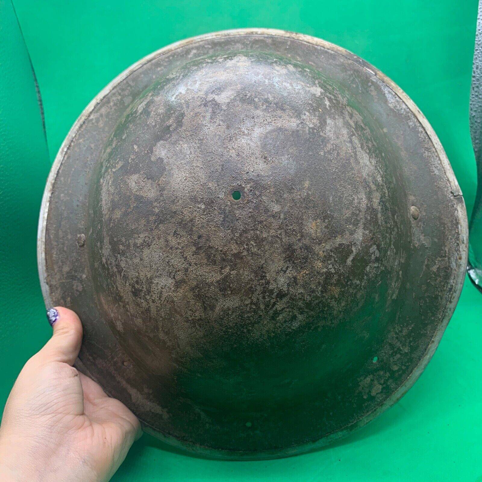 Original WW2 South African Army Mk2 Brodie Helmet - British Style Combat Helmet - The Militaria Shop