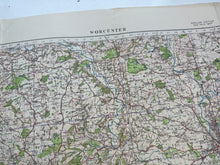 Load image into Gallery viewer, Original WW2 British Army OS Map of England - War Office - Worcester - The Militaria Shop