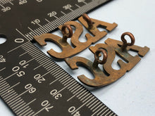 Load image into Gallery viewer, Original WW1 British Army Service Corps (A.S.C.) Shoulder Titles - The Militaria Shop