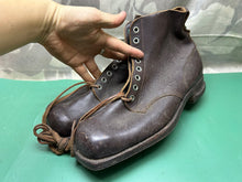 Load image into Gallery viewer, Original Swedish/German Army Marching Ski Boots WW2 Pattern - Size EU49 UK 13 - The Militaria Shop