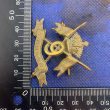 Load image into Gallery viewer, Original Victorian British Army 9th Lancers Cap Badge - The Militaria Shop