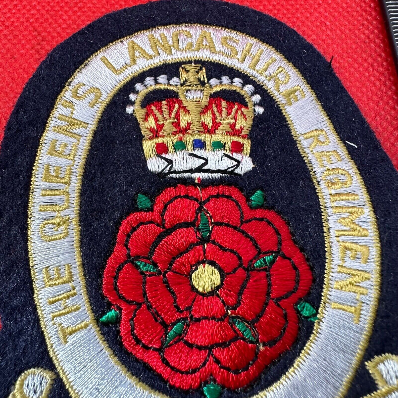British Army The Queen's Royal Hussars Regiment Embroidered Blazer Badge - The Militaria Shop