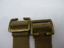 Load image into Gallery viewer, Original WW2 1943 Dated British Army 37 Pattern Water Bottle Carrier Harness - The Militaria Shop