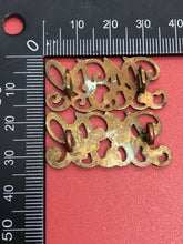 Charger l'image dans la galerie, Original WW2 British Army RAPC Royal Army Pay Corps Shoulder Titles Badges Pair - The Militaria Shop