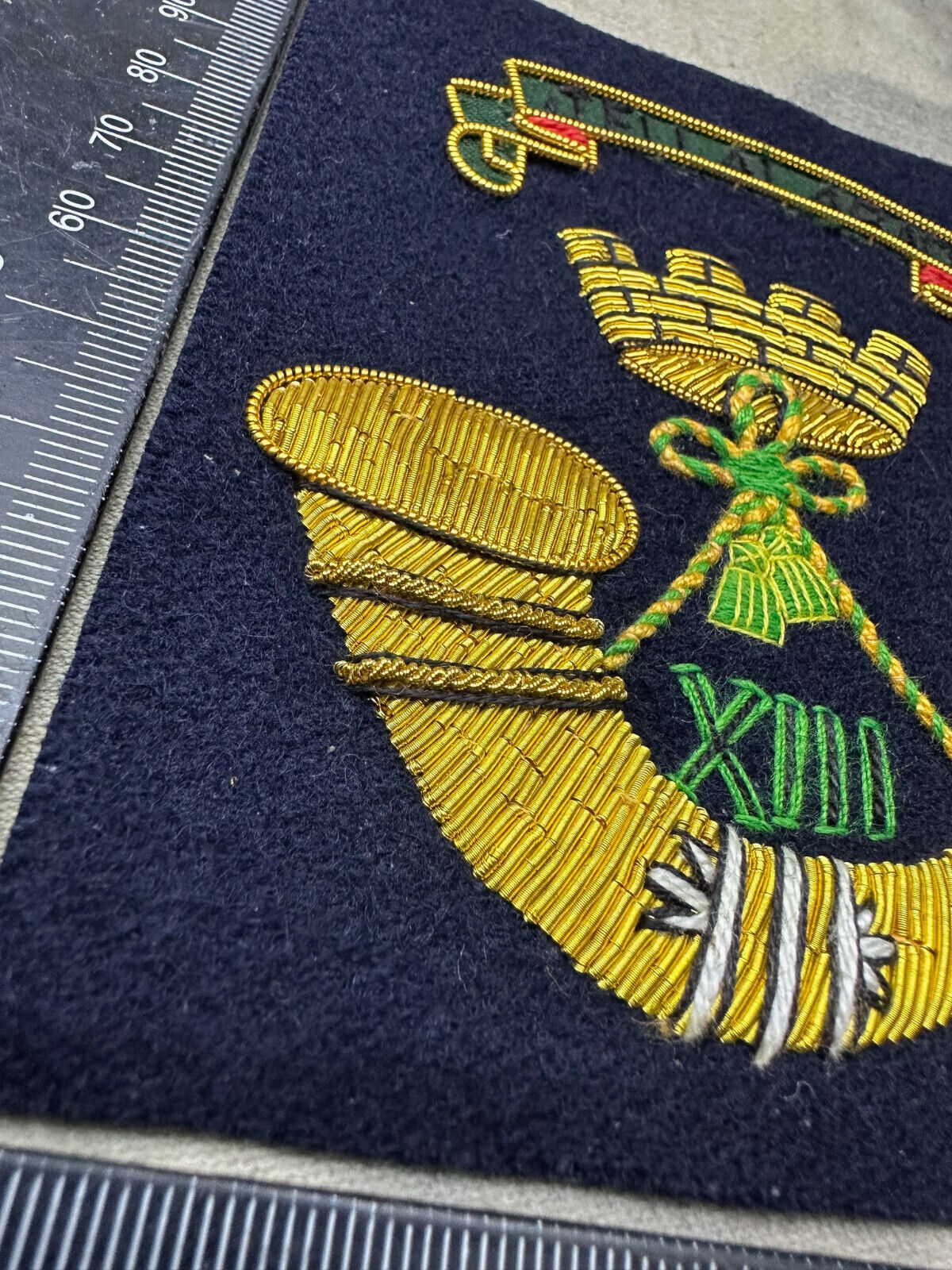 British Army Bullion Embroidered Blazer Badge - Somerset Light Infantry - The Militaria Shop