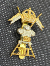 Lade das Bild in den Galerie-Viewer, Original British Army 12th Lancers Regiment Cap Badge - The Militaria Shop