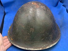 Load image into Gallery viewer, Original WW2 British Army / Canadian Army Mk3 Turtle Combat Helmet - The Militaria Shop