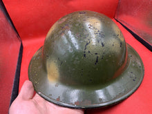 Load image into Gallery viewer, Genuine WW2 British Army Helmet - Repainted for Reenactment - The Militaria Shop