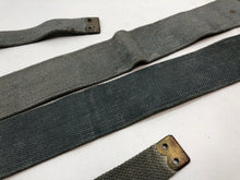 Load image into Gallery viewer, Original WW2 British Royal Air Force Blue 37 Pattern L Strap Set - The Militaria Shop