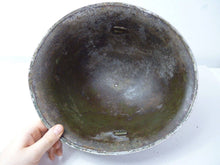 Load image into Gallery viewer, Original WW2 British / Canadian Army Mk3 High Rivet Turtle Army Combat Helmet - The Militaria Shop