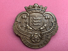 Load image into Gallery viewer, Original WW1 British Army Cap Badge - Lancashire Volunteers Wigan Corps - The Militaria Shop