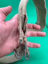 Load image into Gallery viewer, Original WW2 Pattern British Army L Straps Pair - 37 Pattern Webbing Haversack - The Militaria Shop