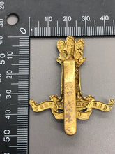Load image into Gallery viewer, Original WW1 British Army 11th Hussars Cap Badge - The Militaria Shop
