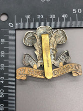 Load image into Gallery viewer, Original WW2 British Army Caernarvon & Denbigh Yeomanry Cap Badge - The Militaria Shop