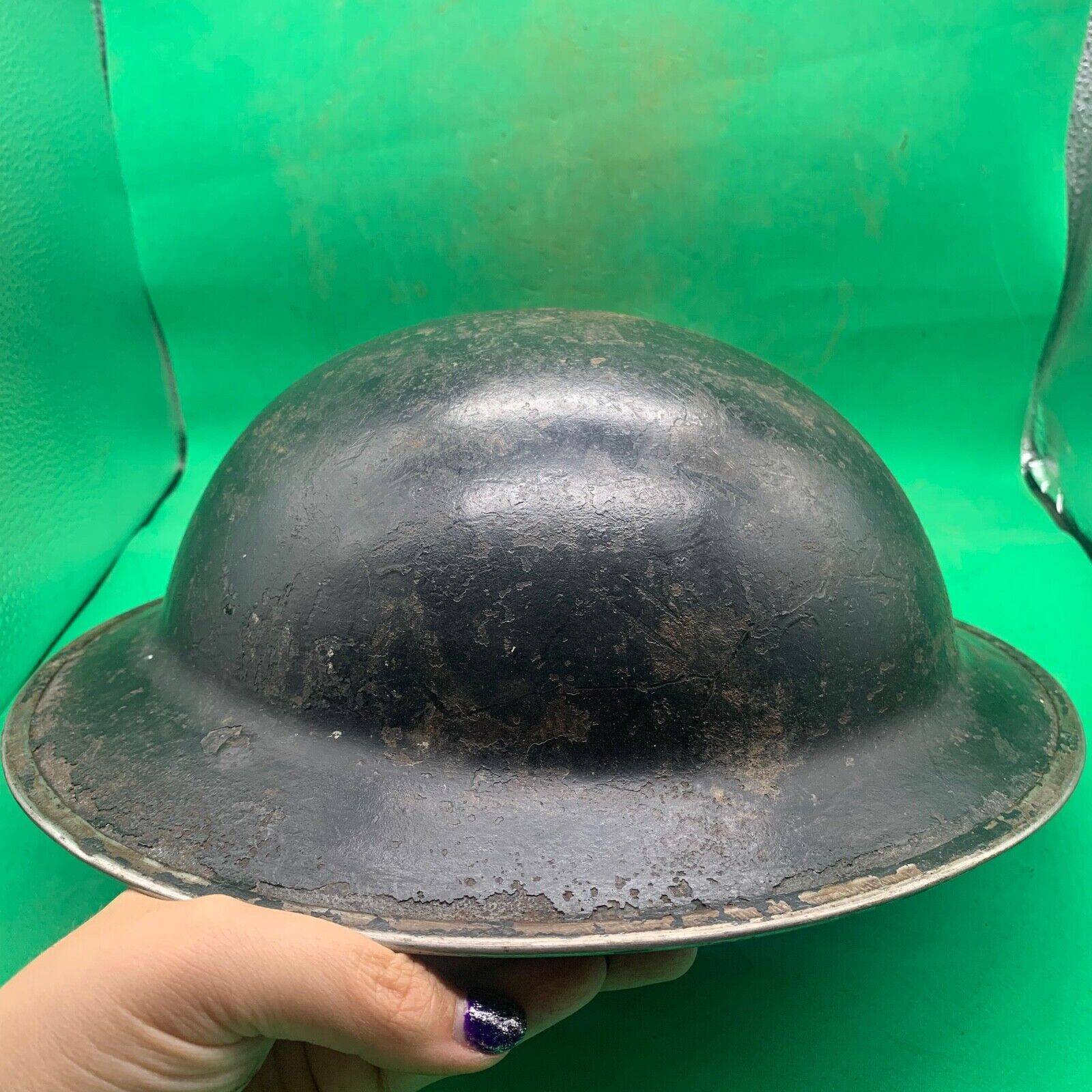 Original WW2 South African Army Mk2 Brodie Helmet - British Style Combat Helmet - The Militaria Shop