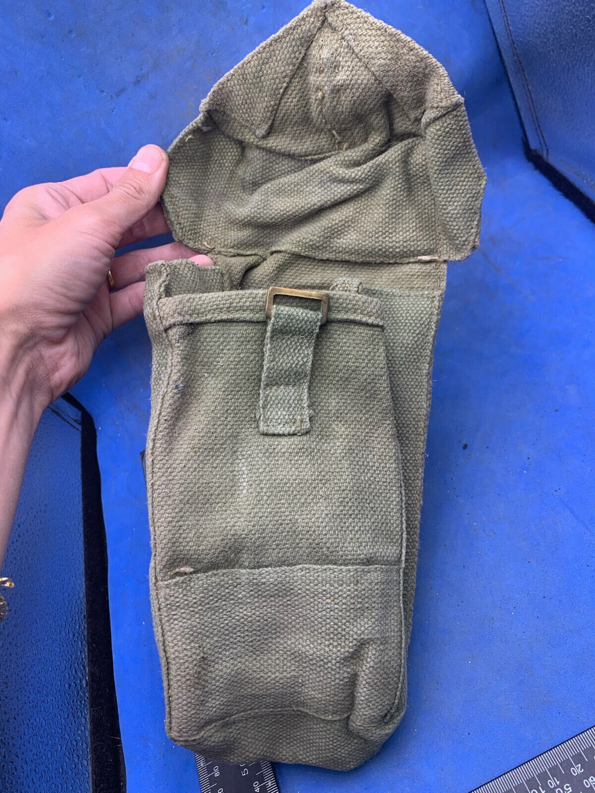 Original British Army 37 Pattern Webbing Bren Pouch WW2 Pattern - The Militaria Shop