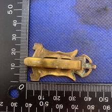 Load image into Gallery viewer, Original WW2 British Army 23rd Hussars Cap Badge - The Militaria Shop