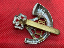 Load image into Gallery viewer, Original WW1/WW2 British Army Kings Shropshire Light Infantry Regiment Cap Badge - The Militaria Shop