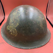 Charger l'image dans la galerie, Original British / Canadian Army WW2 Soldiers Military Combat Mk3 Turtle Helmet - The Militaria Shop