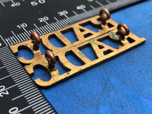 Charger l'image dans la galerie, Original WW2 British Army Royal Army Dental Corps RADC Brass Shoulder Title - The Militaria Shop