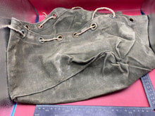 Load image into Gallery viewer, Original WW2 British Army Officer's Large Canvas Washing Bowl - The Militaria Shop