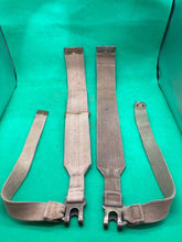 Load image into Gallery viewer, Original WW2 Pattern British Army L Straps Pair - 37 Pattern Webbing Haversack - The Militaria Shop