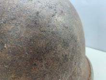 Load image into Gallery viewer, Original WW2 British / Canadian Army Mk3 High Rivet Combat Helmet Shell - The Militaria Shop