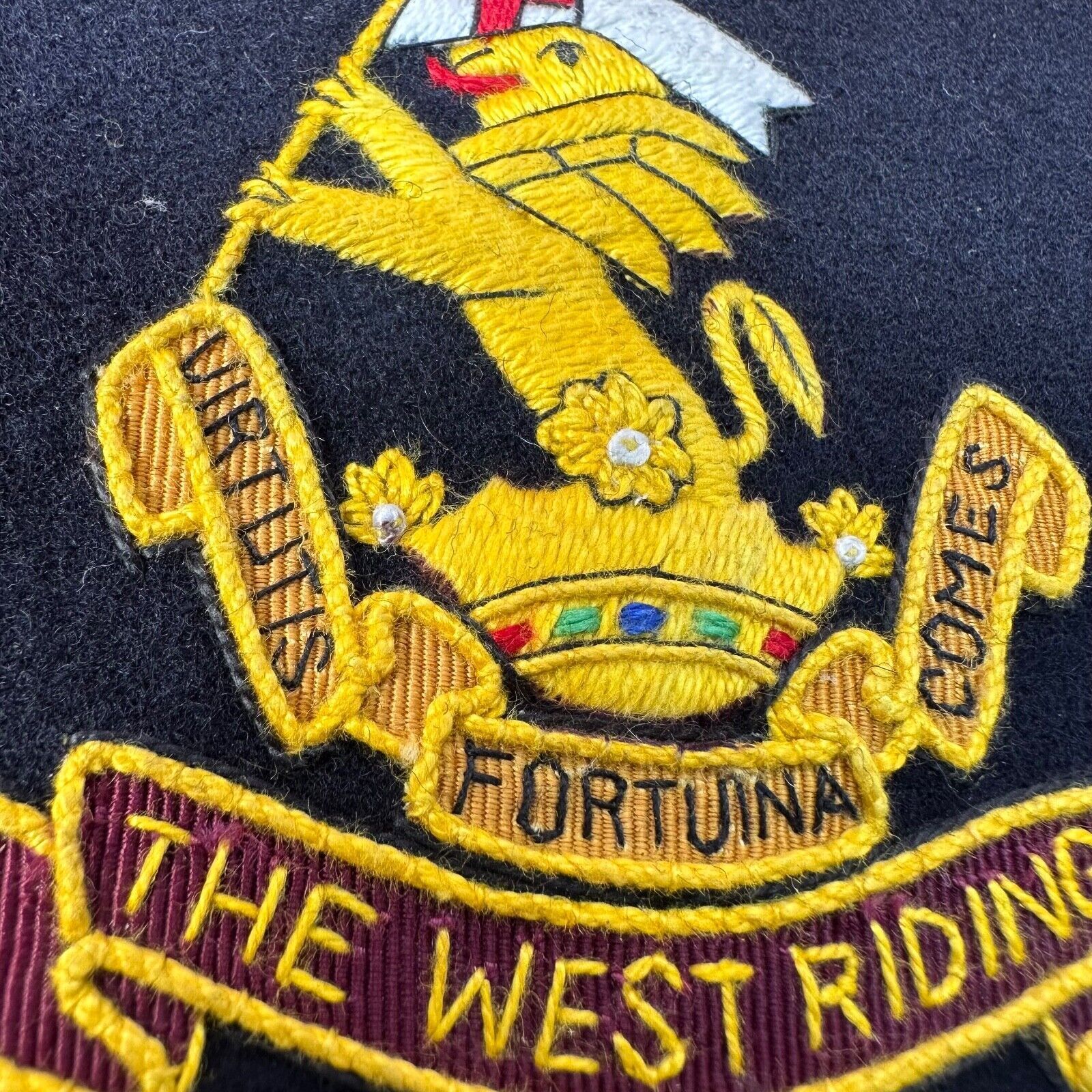 British Army The West Riding Regiment Embroidered Blazer Badge - The Militaria Shop