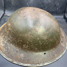 Load image into Gallery viewer, Original WW2 British Army Mk2 Combat Helmet Shell - South African Manufactured - The Militaria Shop