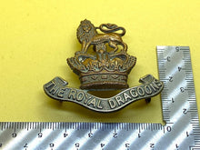 Load image into Gallery viewer, Original British Army Victorian The Royal Dragoons Cap Badge - The Militaria Shop