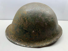 Load image into Gallery viewer, Geunine British / Canadian Army Mk3 WW2 Combat Helmet - Uncleaned Original - The Militaria Shop